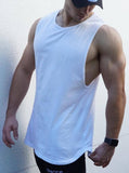 SCOOP MUSCLE TANK - WHITE