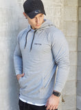 EMERGE FITTED HOODIE - GREY